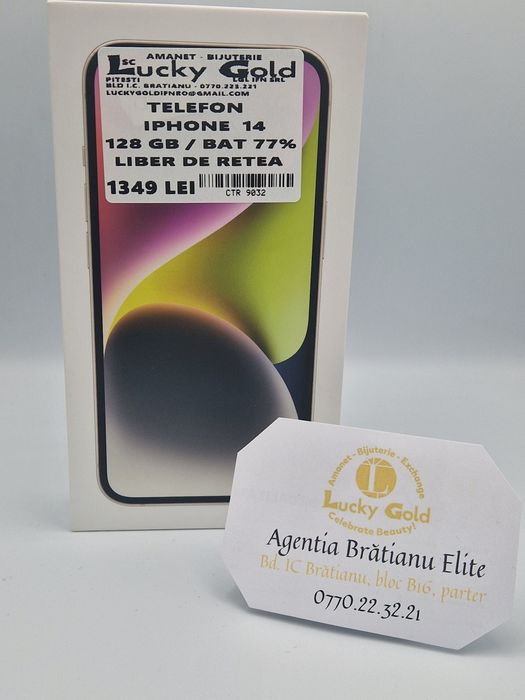 Iphone 14 128 GB Bat 77 cod 9032