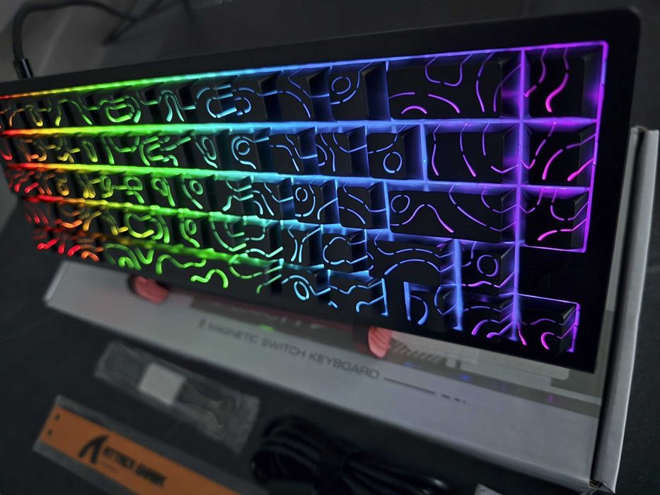 Attack Shark X68 HE Topography Black, Hall Effect Linear Rapid Trigger