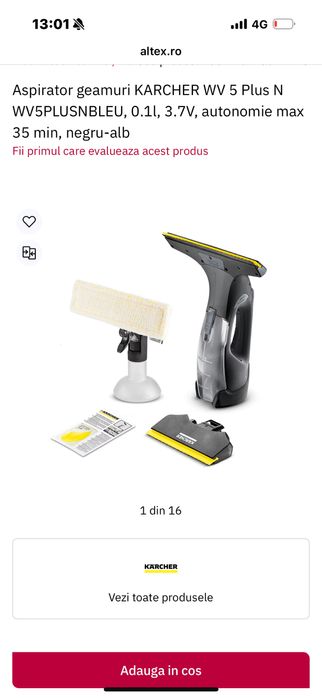 Aspirator geamuri karcher