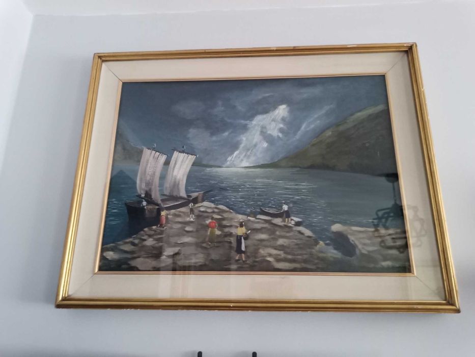 Картина маслени бои върху платно