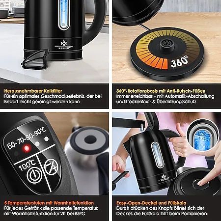 Ceainice/fierbatoare cu indicator luminos