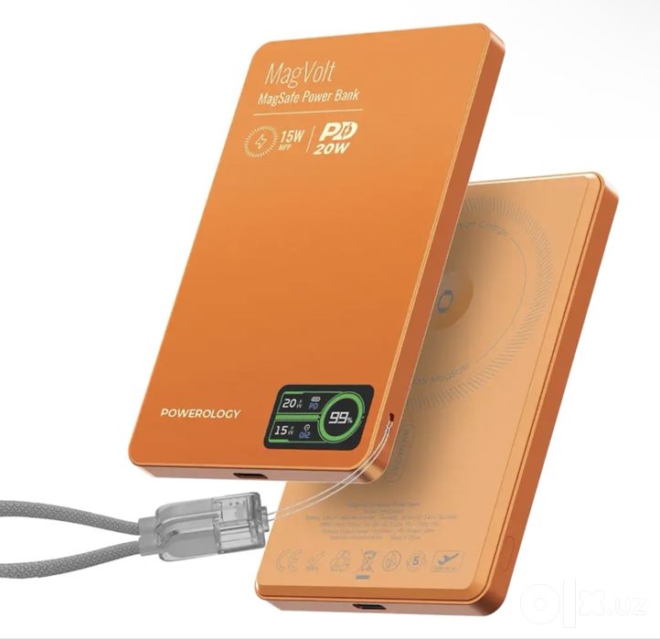 Powerology MagVolt Ultra Slim 5000/10000 мА·ч