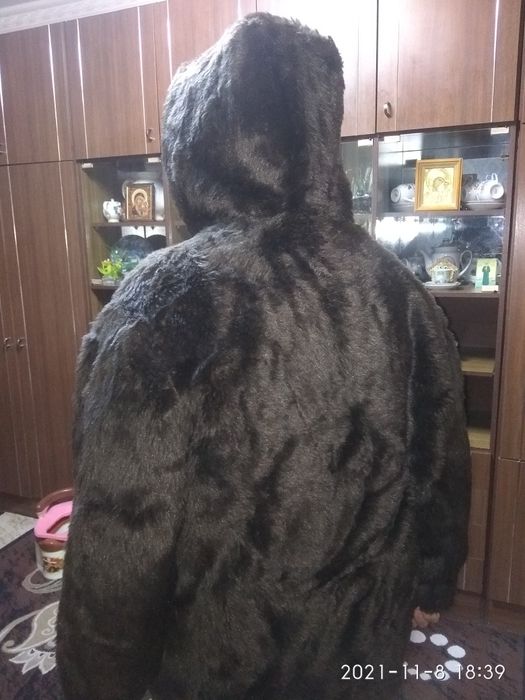 Продаётся мужской полушубок из искусственного меха