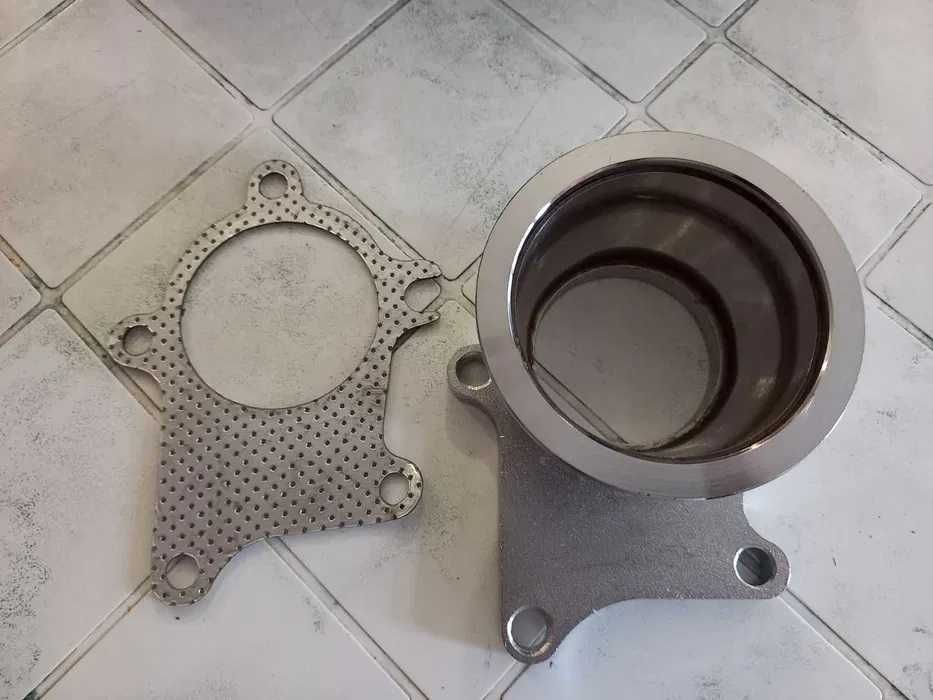 Даунпайп фланец с гарнитура,за турбо,Т3Т4,Т04Е,неръждавейка,T3T4,T04E