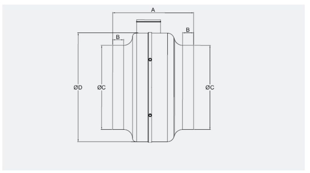 Канален вентилатор за чист въздух YKA