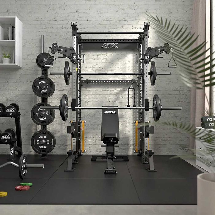 Half Rack Кросоувър Станция 2 х 90 кг и Смит Машина / Фитнес Уред