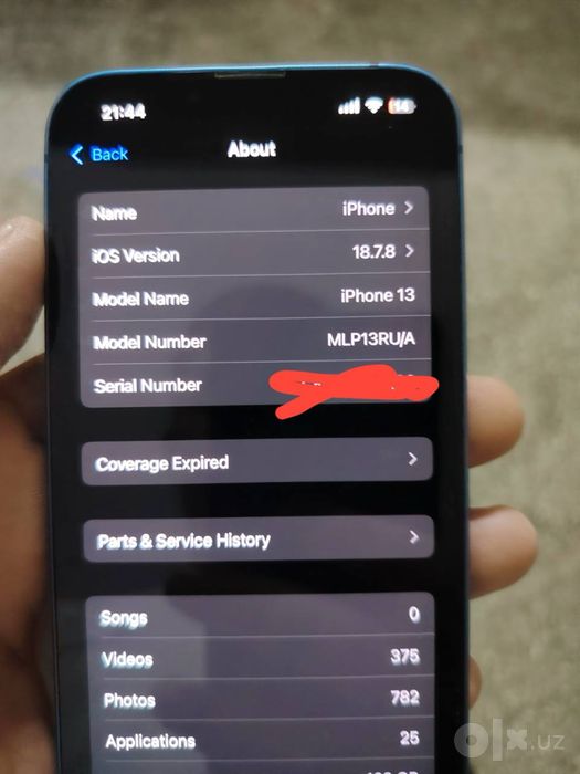 iPhone 13 128GB Blue koʻk
