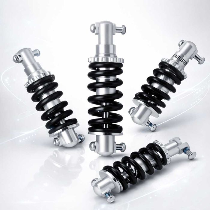 Заден амортисьор за велосипед с пружина – 100 / 125 / 150 / 170 mm