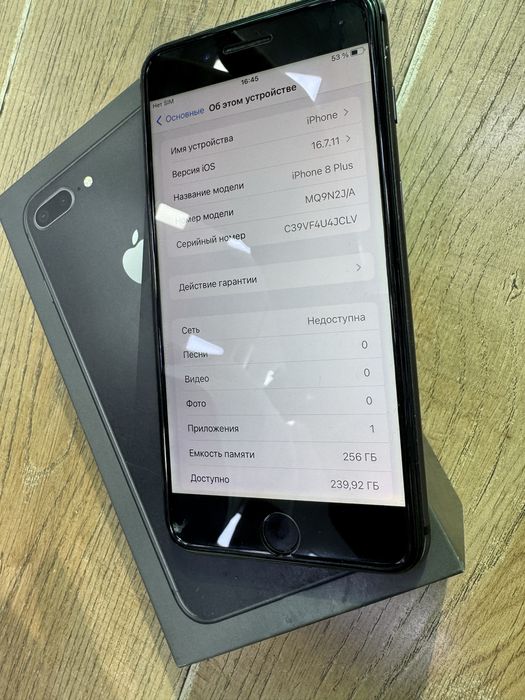 Iphone 8 plus. 256 gb