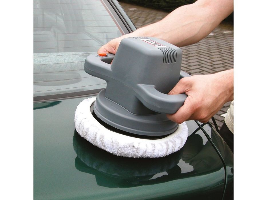 Set 2 rezerve polish auto Carpoint pentru masina de polishat 1717304, 1 husa aspra si 1 husa moale, diametru 245 mm