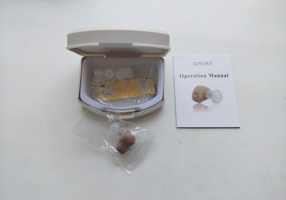 Доставка. Слуховой аппарат на батарейках