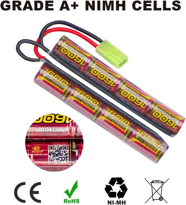 Baterie airsoft Melasta NiMH 9.6V