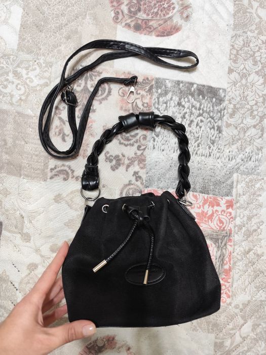 Черна дамска малка чанта