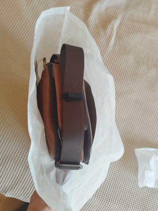 Мъжка кожена чанта 22х26 см.