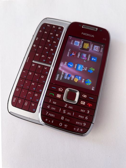 RAR! Nokia E75 Red 41min Lifetimer Stare excelenta colectie