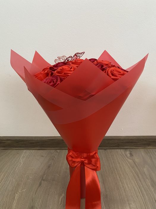 Buchet din satin
