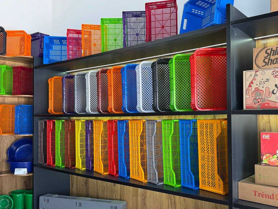 Пластмассовые ящики | Plastik Yashiklar  Более 30 видов оборотных ящик