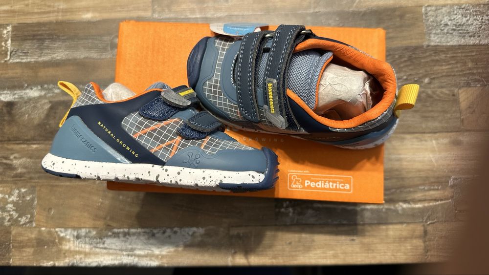 Sneakers Biomecanics Rejilla Azul marimea 22