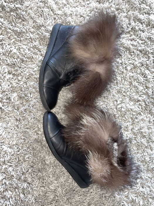 Зимни боти естествена кожа