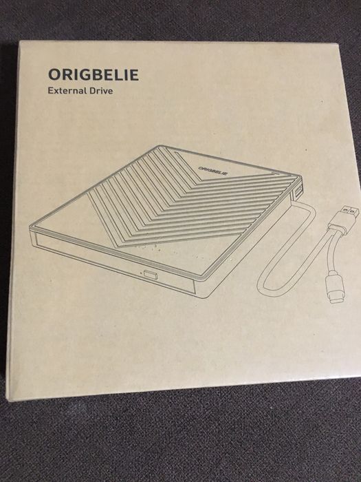 Unitate CD DVD externă ORIGBELIE, ultra subțire USB 3.0
