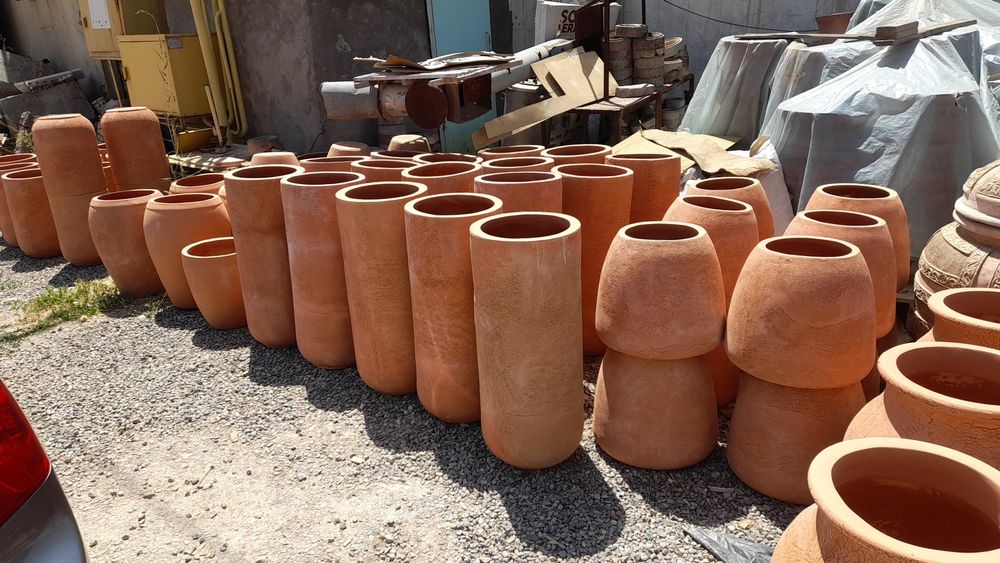 Kashpo vazon sopol tuvaklar