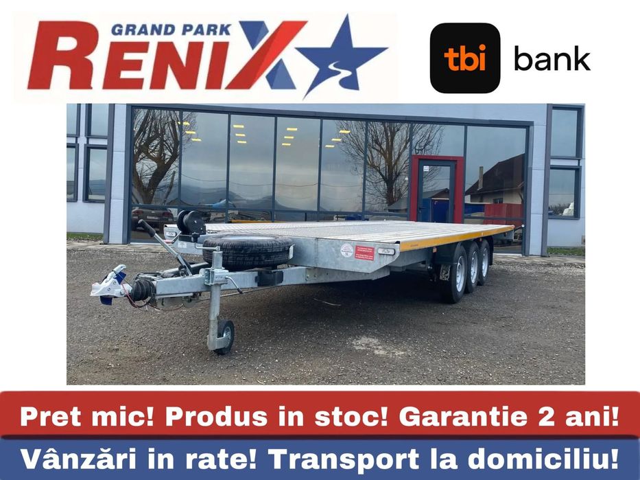Niewiadow Besttrailers MARS 6M/2.1 3 AXE 3500KG Remorca transport auto 6mx2.1m MMA 3500KG Remorca noua