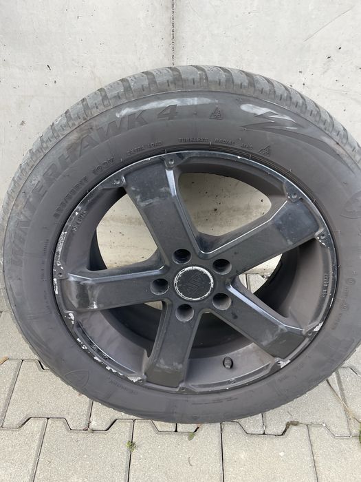 Алуминиеви джанти с зимни гуми  17 5х120 от VW T5/T6