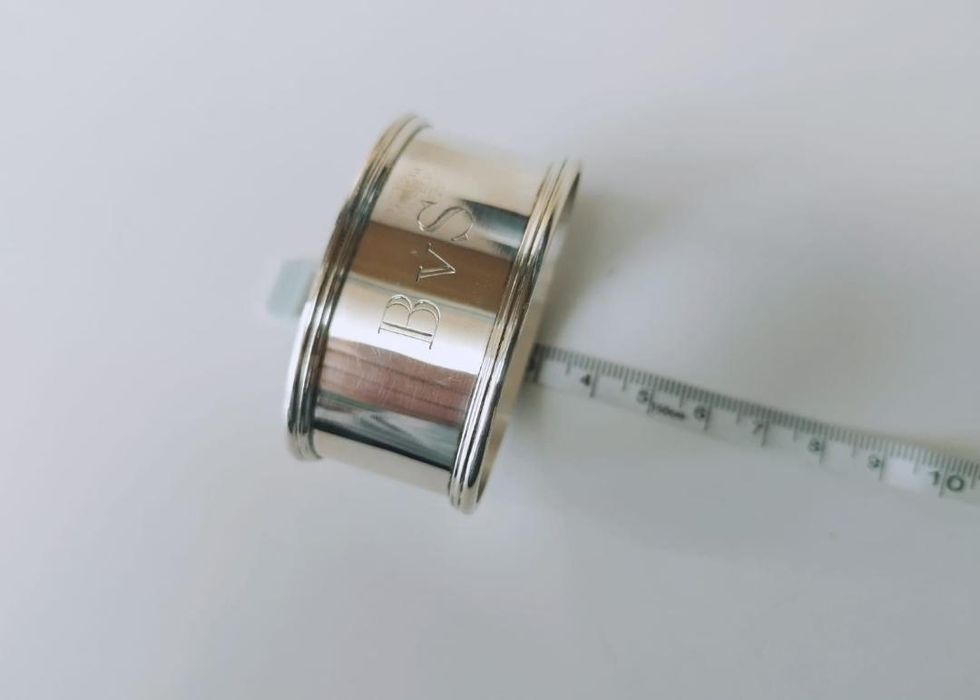 Inel Servetele argint 800 , Italia, copii