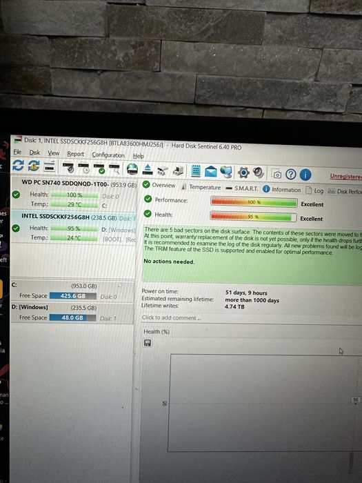 SSD-uri 256GB cu viata peste 92% SATA NVME M2