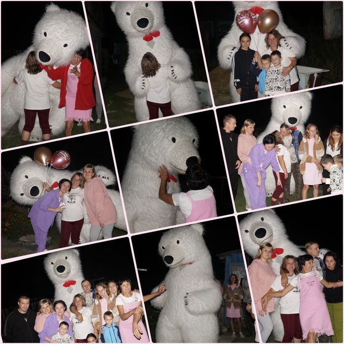 Белый Мишка, Панда, Чебурашка