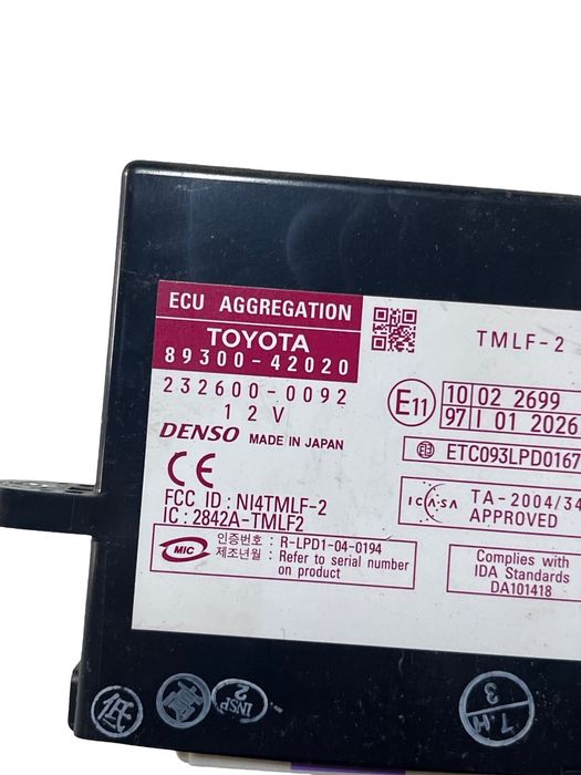 Modul Keyless Toyota Rav 4 Iii _A3_ 2005 - 2013 89300-42020
