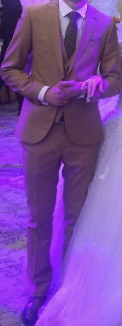 Мужской классический брючный костюм тройка