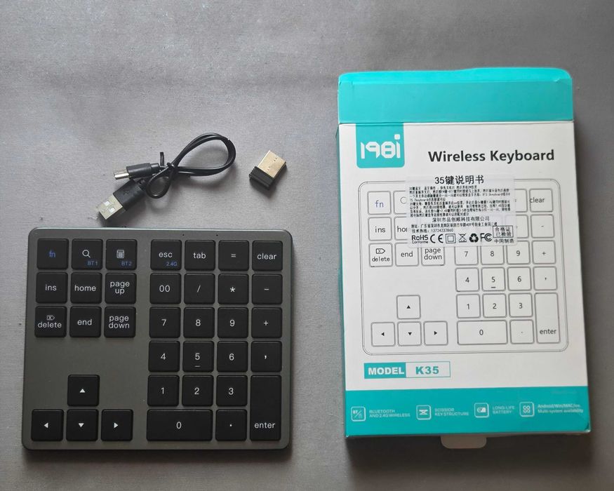 Tastatura Numerica / Numpad Bluetooth si Wireless 2.4G