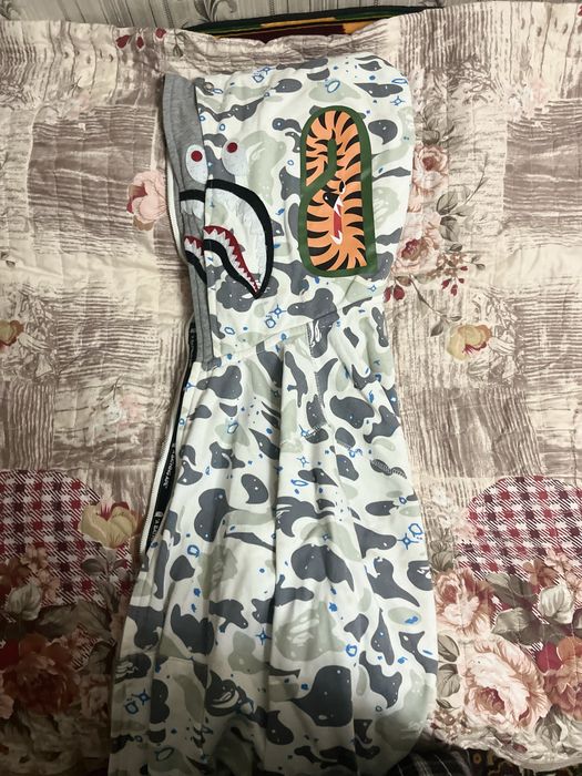 зипка Bape XXL с двумя капюшонами