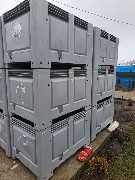 Box palet / Plini și pliabile - Cutii plastic / Deșeuri, Baterii auto