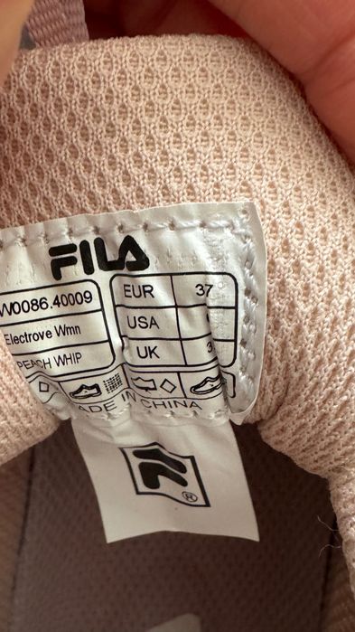 Papuci sneakers sport Fila Electrove  roz