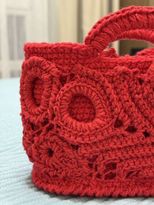 Вязанная сумка! Ручная работа!