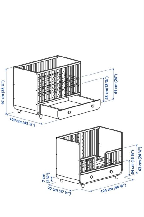 Patut Myllra Ikea + saltea