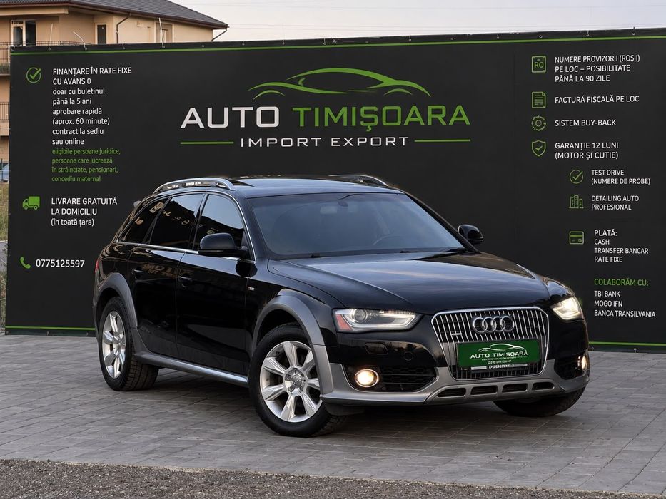 Audi A4 Allroad S-Line 2.0 TFSI 225 CP 2015 Euro 6 Automata 4x4 Finantare Livrare