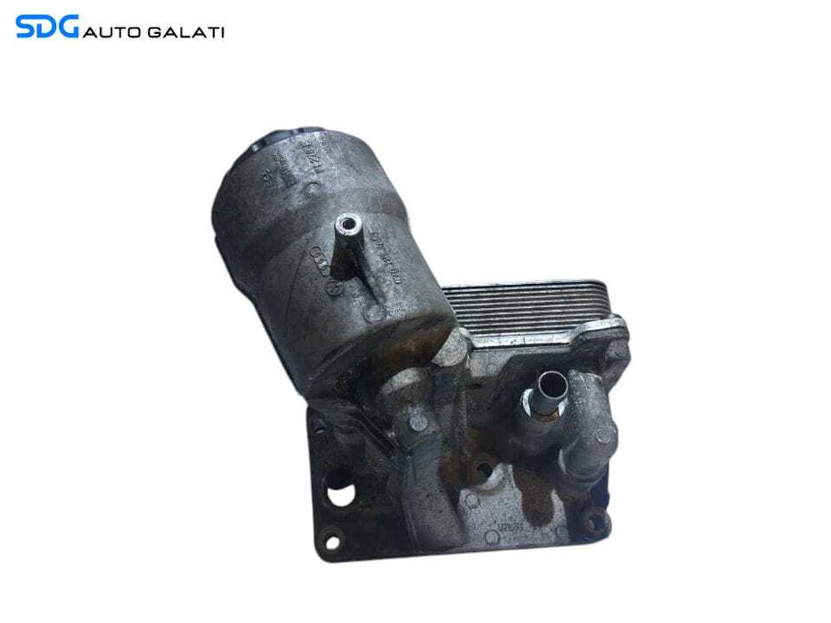 Carcasa Filtru Ulei cu Termoflot Racitor Ulei Volkswagen Touareg 7L 2.5 TDI BLK BPD BAC BPE 2003 - 2010 Cod 070115389E [D0012]