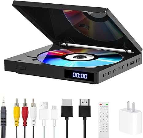 SHIWAKOTО  HDMI DVD/CD плейър с USB, AUX, HDMI, RCA порт, дистанционно