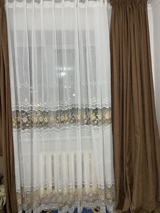 Срочна продам туль и клем шторы и пасуда разни