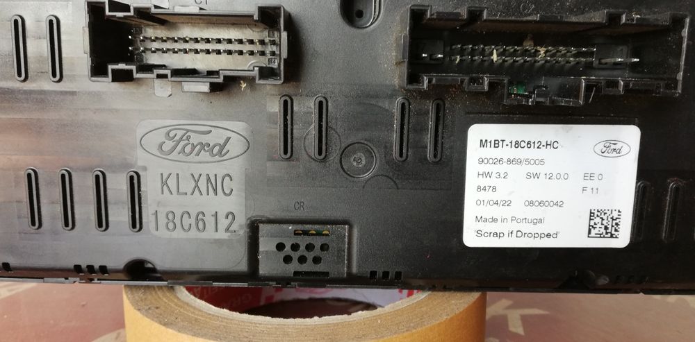 Панел на климатроник Ford Fiesta MK8 (2017-2019)