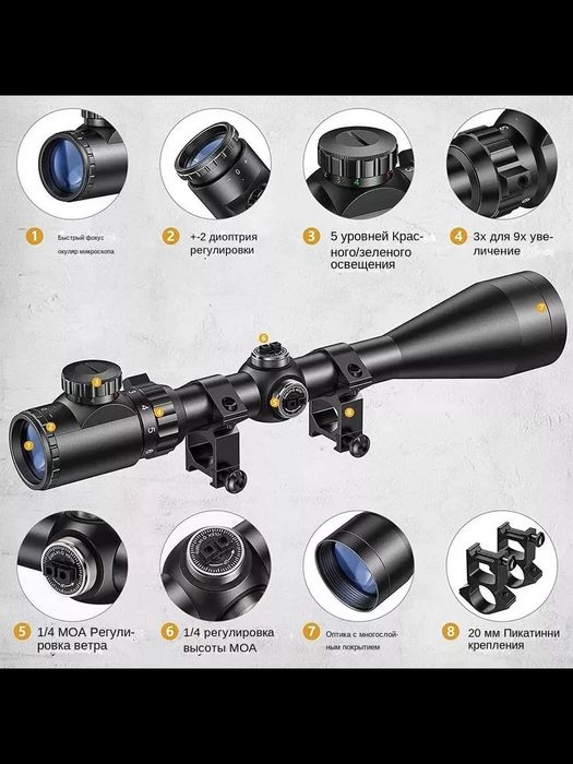 Оптический прицел 3-9x40eg