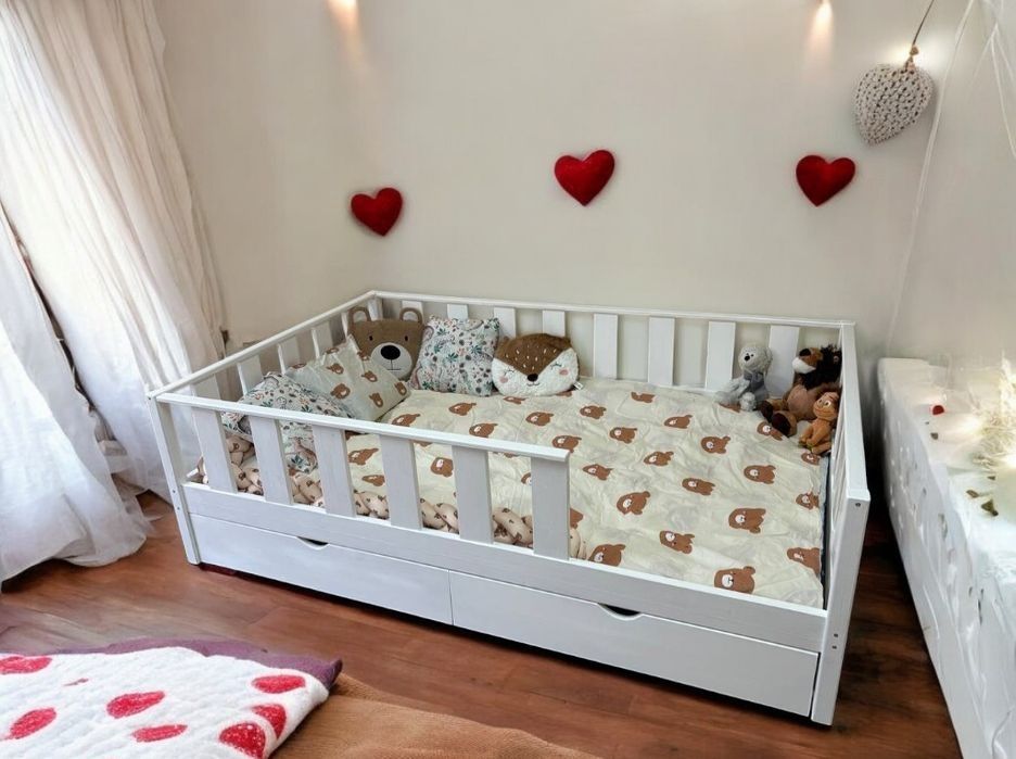 Детско легло - къщичка, тип Монтесори