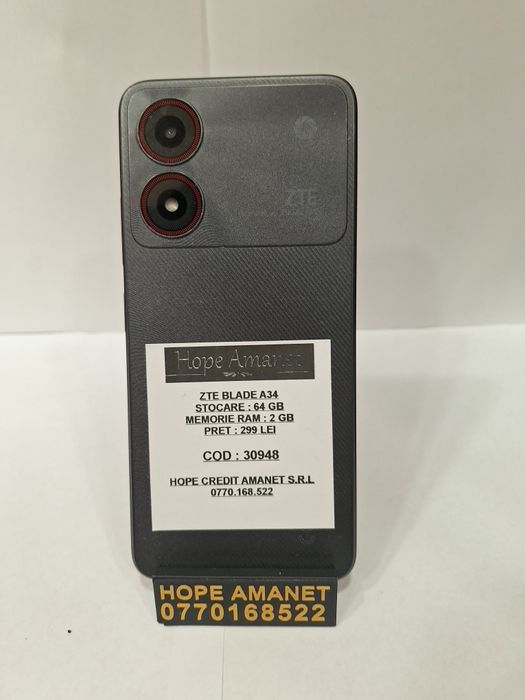 Hope Amanet P1/ Zte Blade A34 #30948