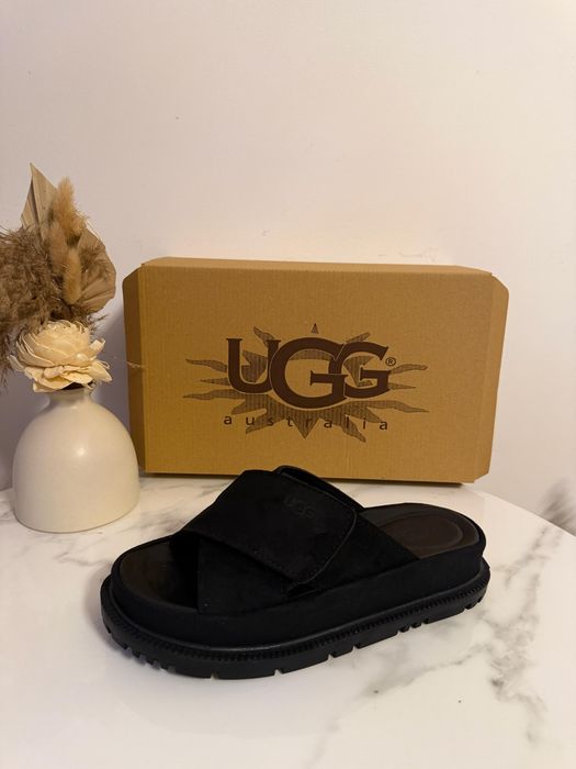 Papuci UGG Cross Full Black 2026