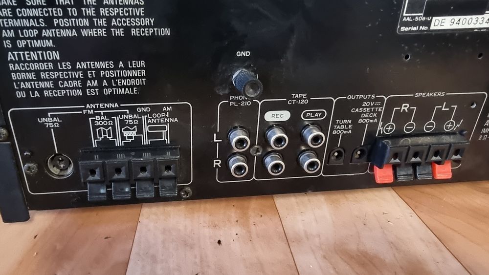 Pioneer TA-1201 Усилвател, Ресивър