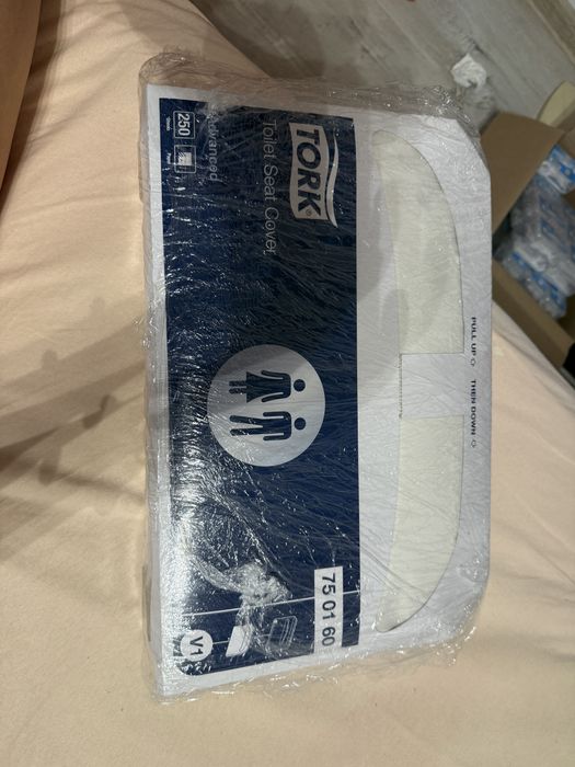 Acoperitor protectii colac toaleta WC Tork 250buc/set