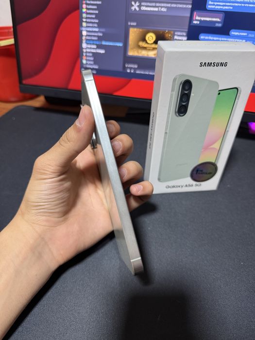 Продам Samsung A56, почти как новый 256 гб, 2-месяца использовал